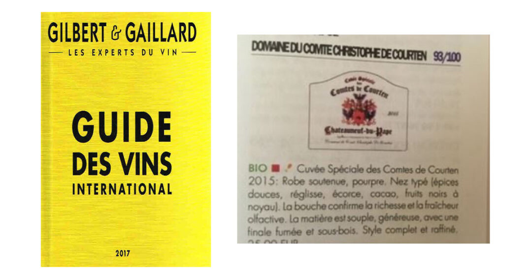 2015 Cuvée Spéciale – Guide Gilbert et Gaillard