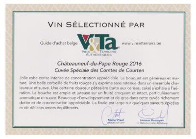2016 Cuvée Spéciale sélectionnée par vins-et-terroirs-authentiques