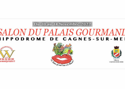 Palais Gourmand in Cagnes-sur-mer : november 10th-14th 2022